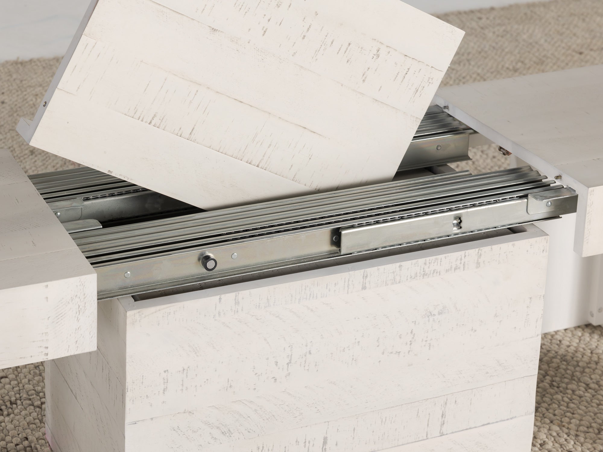 Banc extensible en bois pour salle à manger, jusqu’à 6 places, bouleau canadien — vue 11