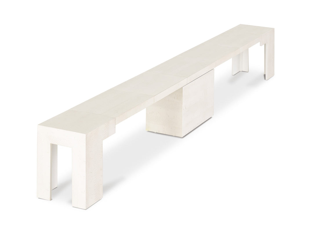 Banc extensible en bois pour salle à manger, jusqu’à 6 places, bouleau canadien — vue 3