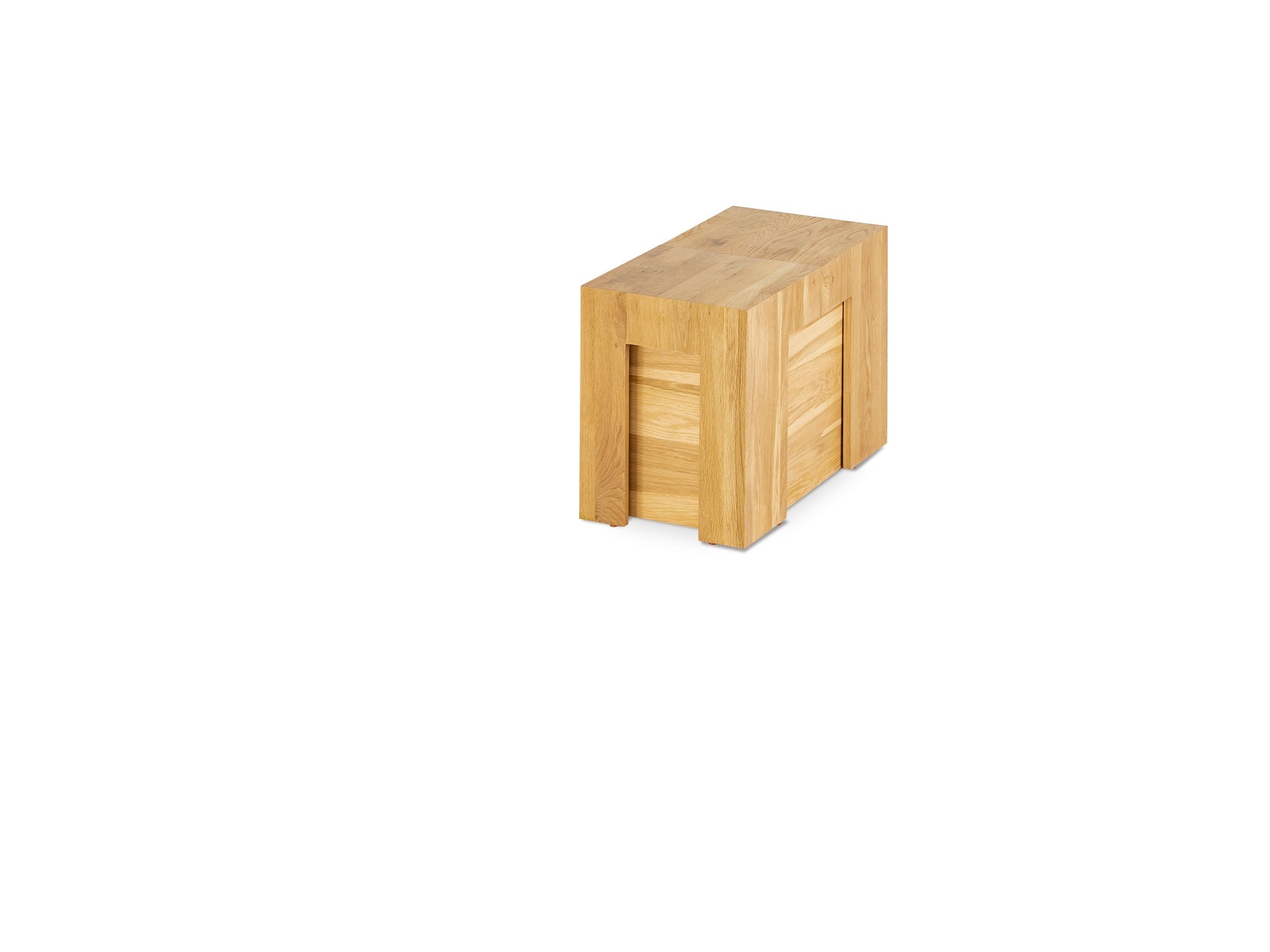Banc extensible en bois pour salle à manger, jusqu’à 6 places, chêne scandinave — vue 4