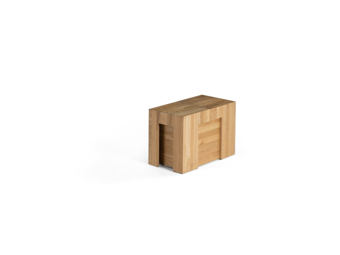 Banc extensible en bois pour salle à manger, jusqu’à 6 places, chêne scandinave — vue 5