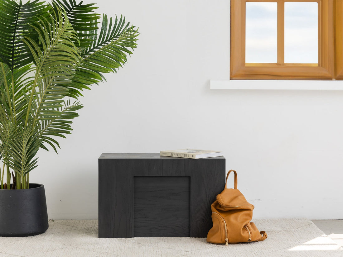 Banc extensible en bois pour salle à manger, jusqu’à 6 places, hickory fumé — vue 9