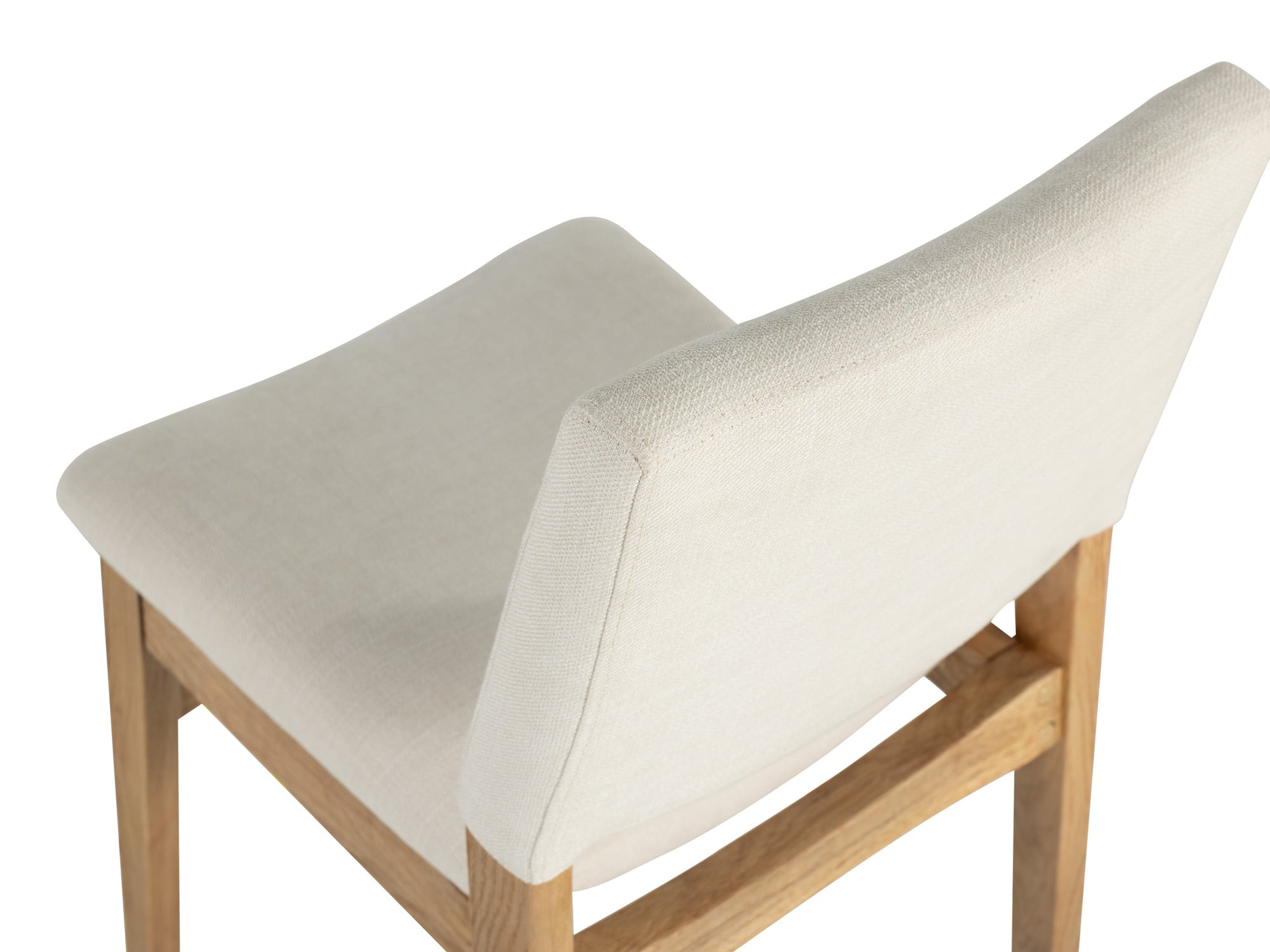 Chaise de salle à manger empilable en bois, chêne scandinave — vue 9