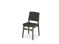 Chaise de salle à manger empilable en bois, hickory fumé — vue 1