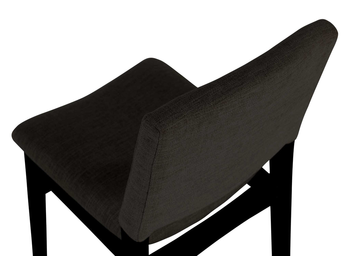 Chaise de salle à manger empilable en bois, hickory fumé — vue 9