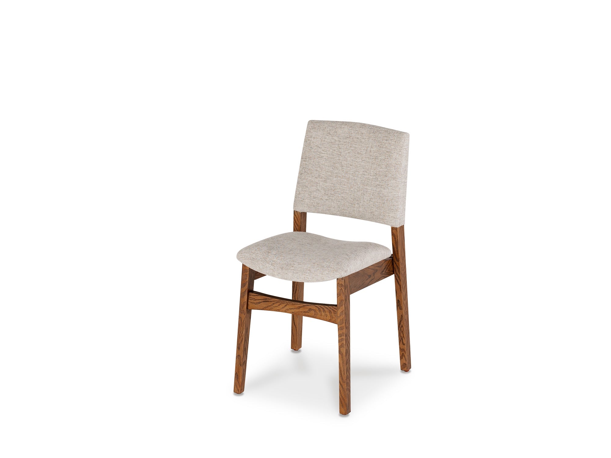 Chaise de salle à manger empilable en bois, noyer américain — vue 1