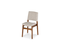 Chaise de salle à manger empilable en bois, noyer américain — vue 1