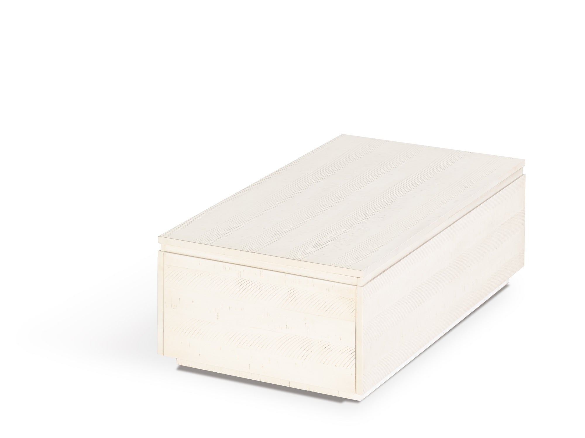 Table basse relevable et extensible en bois, avec rangement, bouleau canadien — vue 8