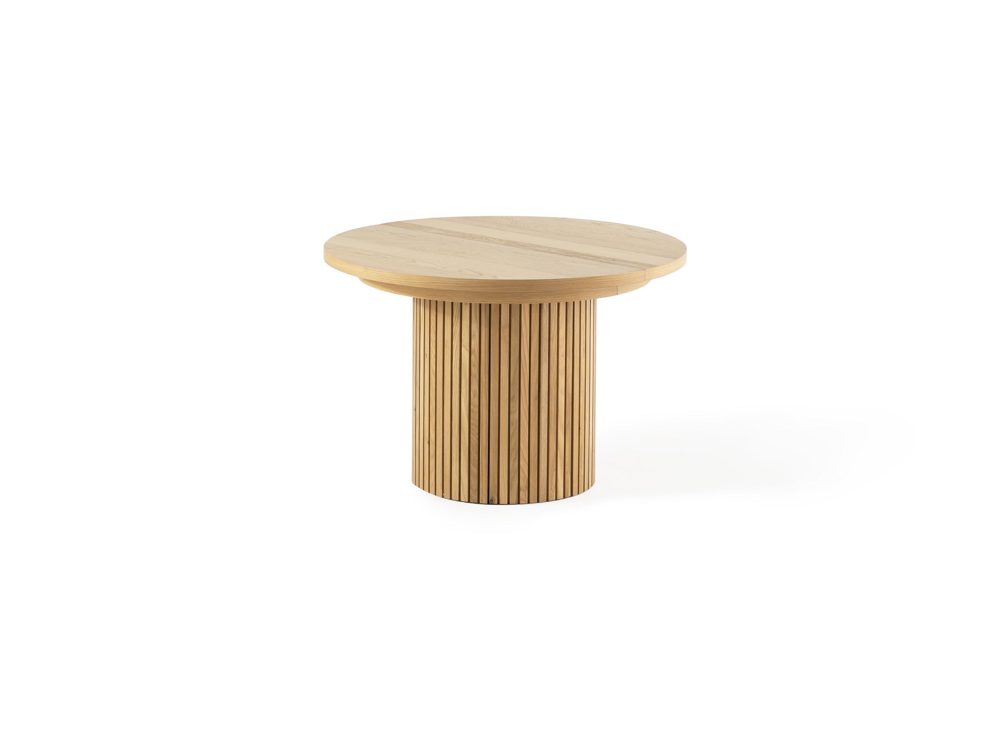 Table ronde extensible en bois, ovale jusqu’à 10 personnes, chêne scandinave — vue 5
