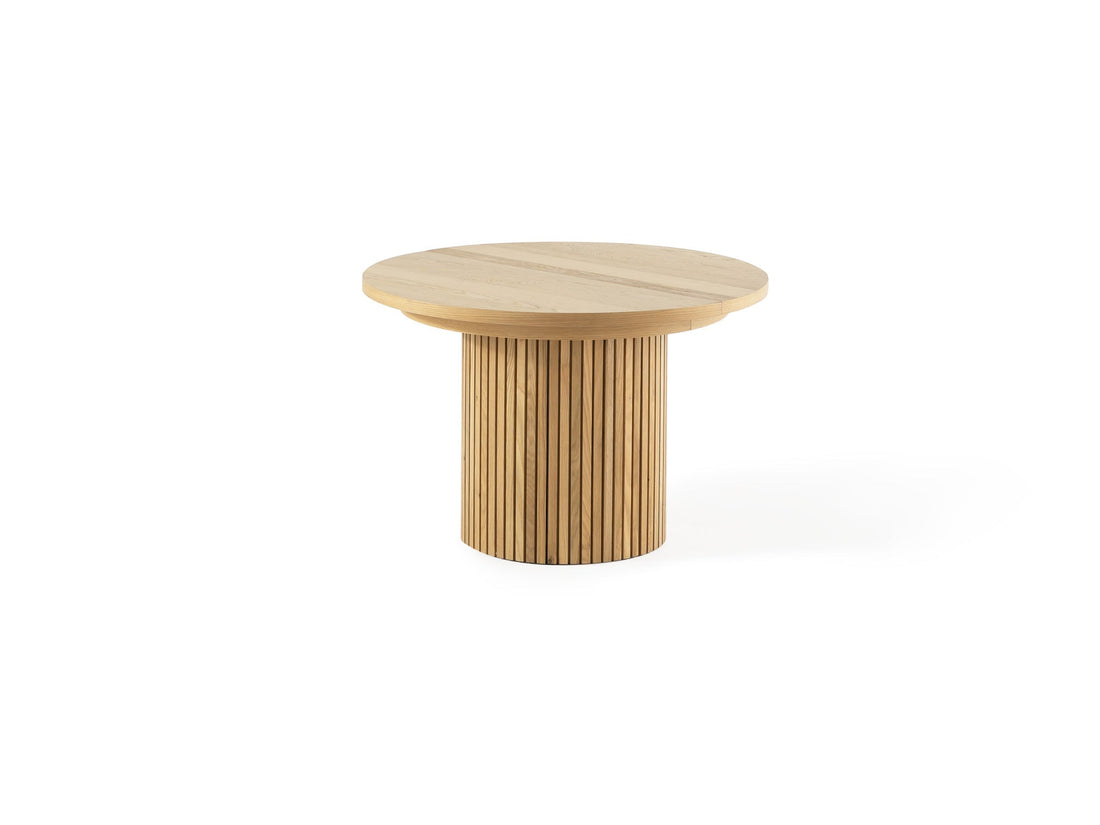 Table ronde extensible en bois, ovale jusqu’à 10 personnes, chêne scandinave — vue 5