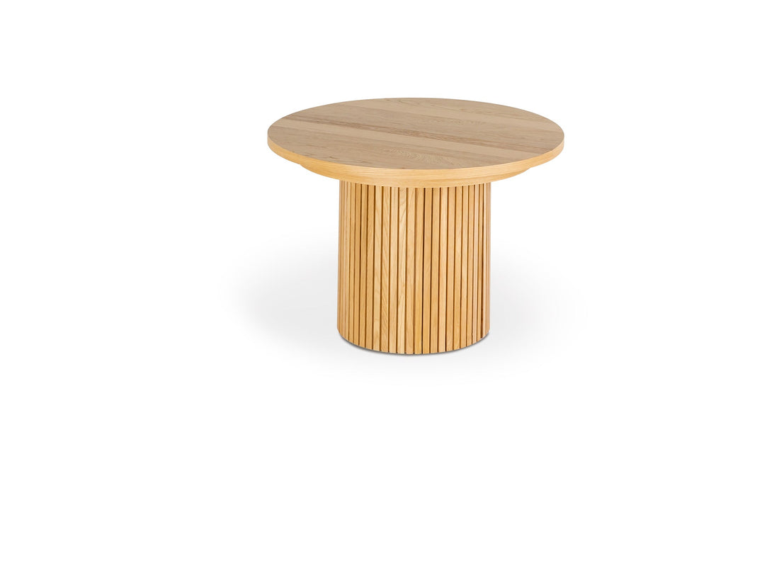 Table ronde extensible en bois, ovale jusqu’à 10 personnes, chêne scandinave — vue 7