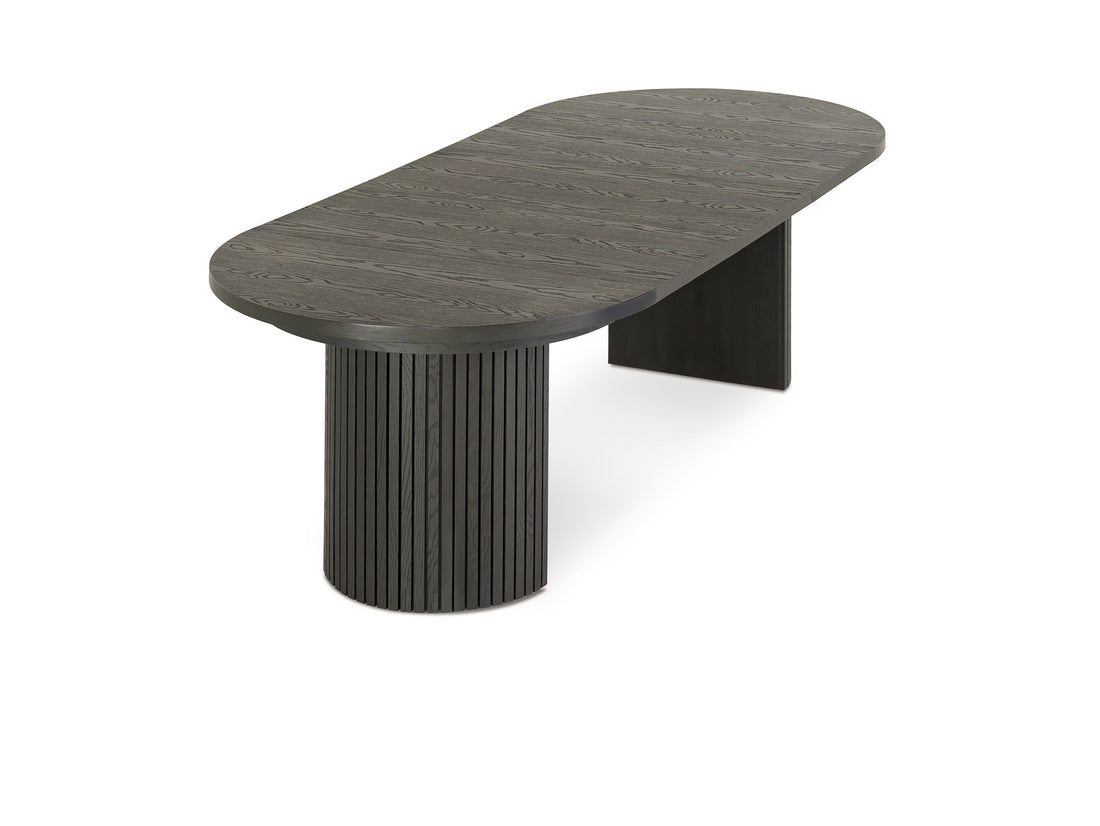 Table ronde extensible en bois, ovale jusqu’à 10 personnes, hickory fumé — vue 6