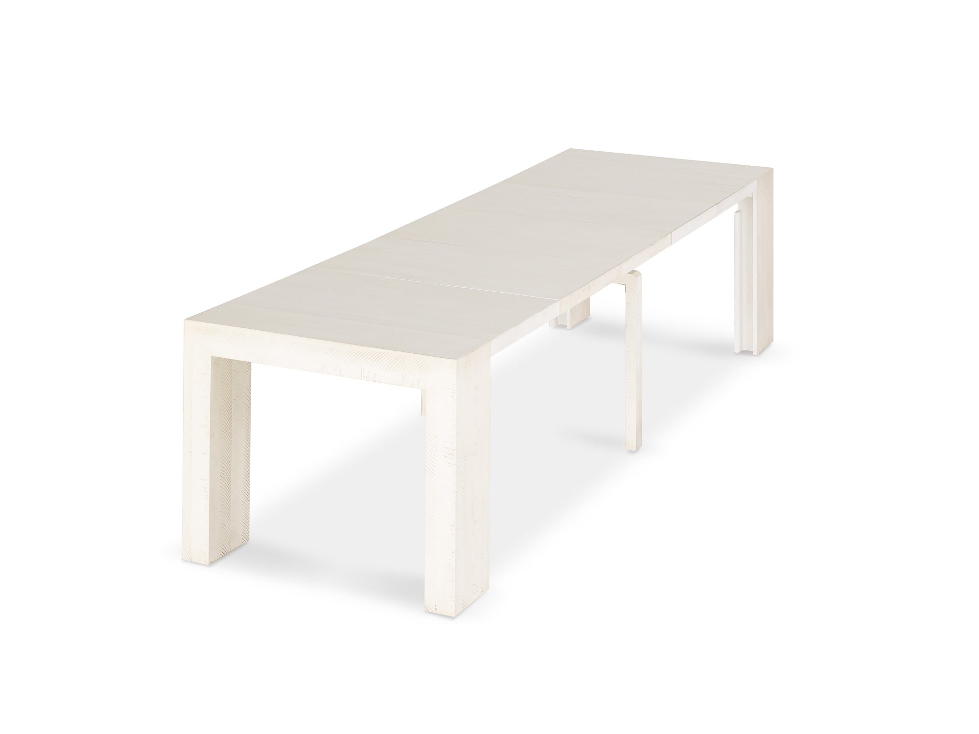 Table extensible en bois, de 4 à 12 personnes, bouleau canadien — vue 3