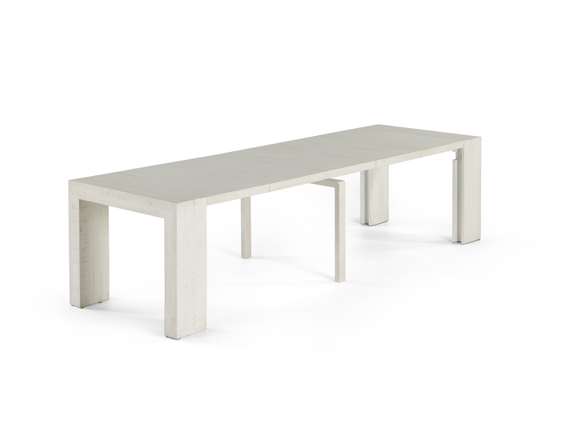 Table extensible en bois, de 4 à 12 personnes, bouleau canadien — vue 1