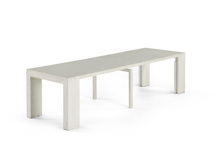 Table extensible en bois, de 4 à 12 personnes, bouleau canadien — vue 1