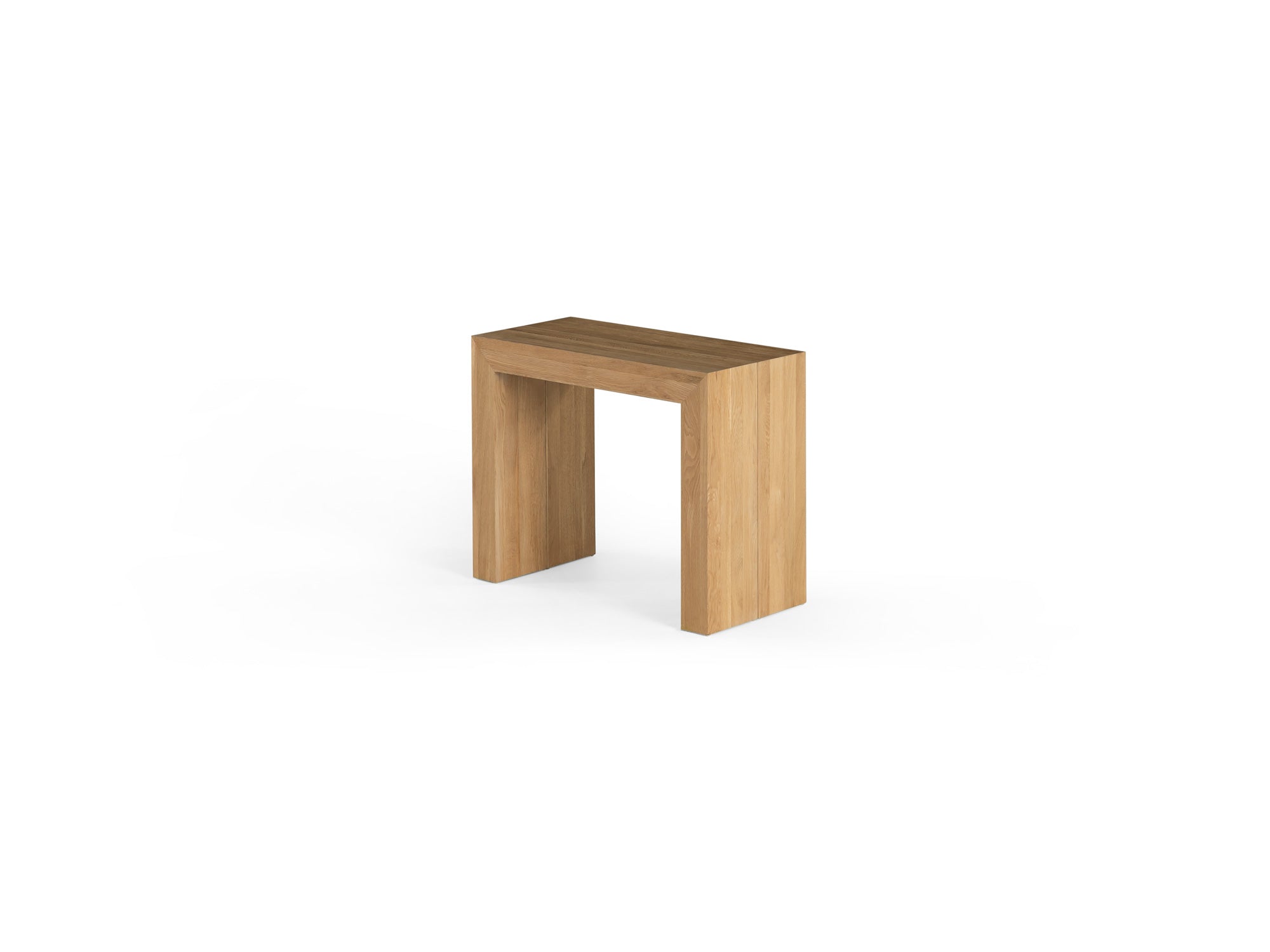 Table extensible en bois, de 4 à 12 personnes, chêne scandinave — vue 5