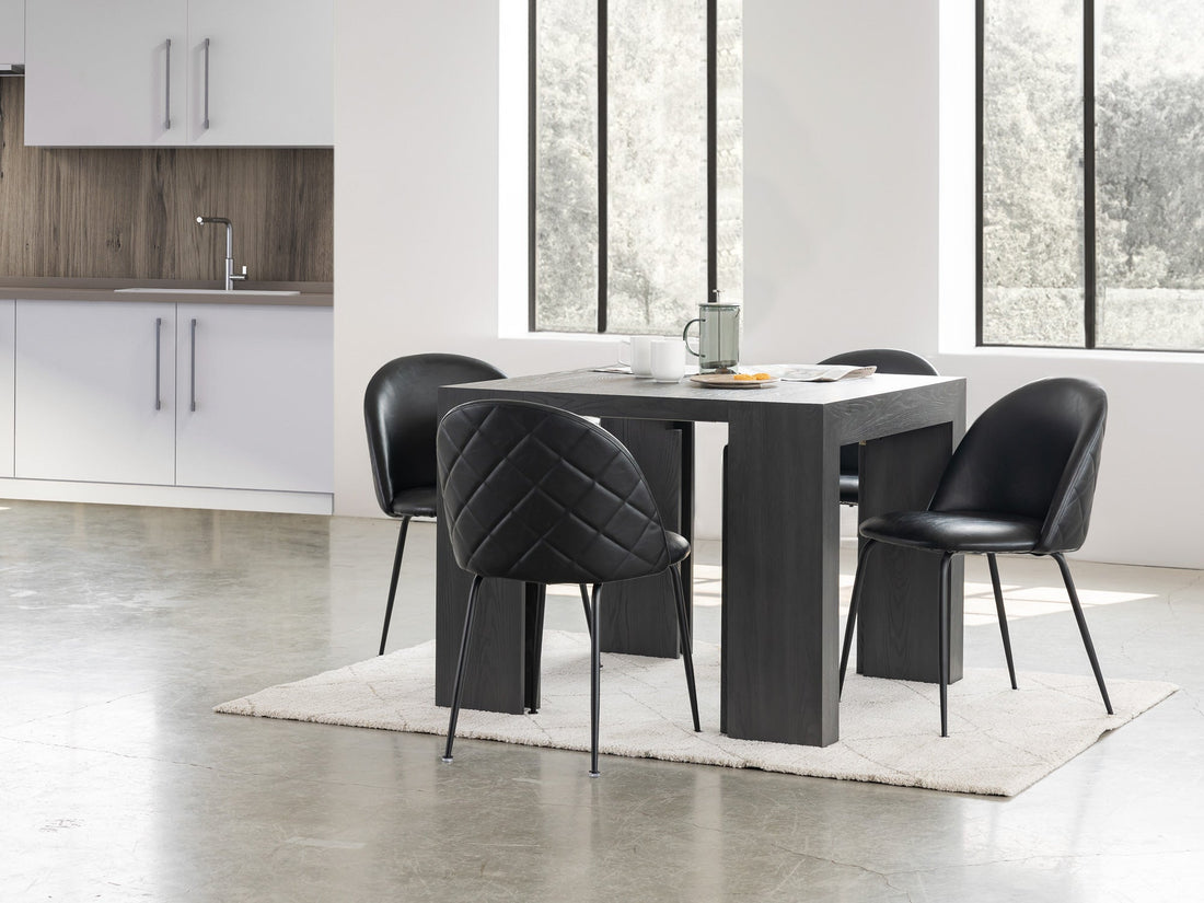 Table extensible en bois, de 4 à 12 personnes, hickory fumé — vue 10
