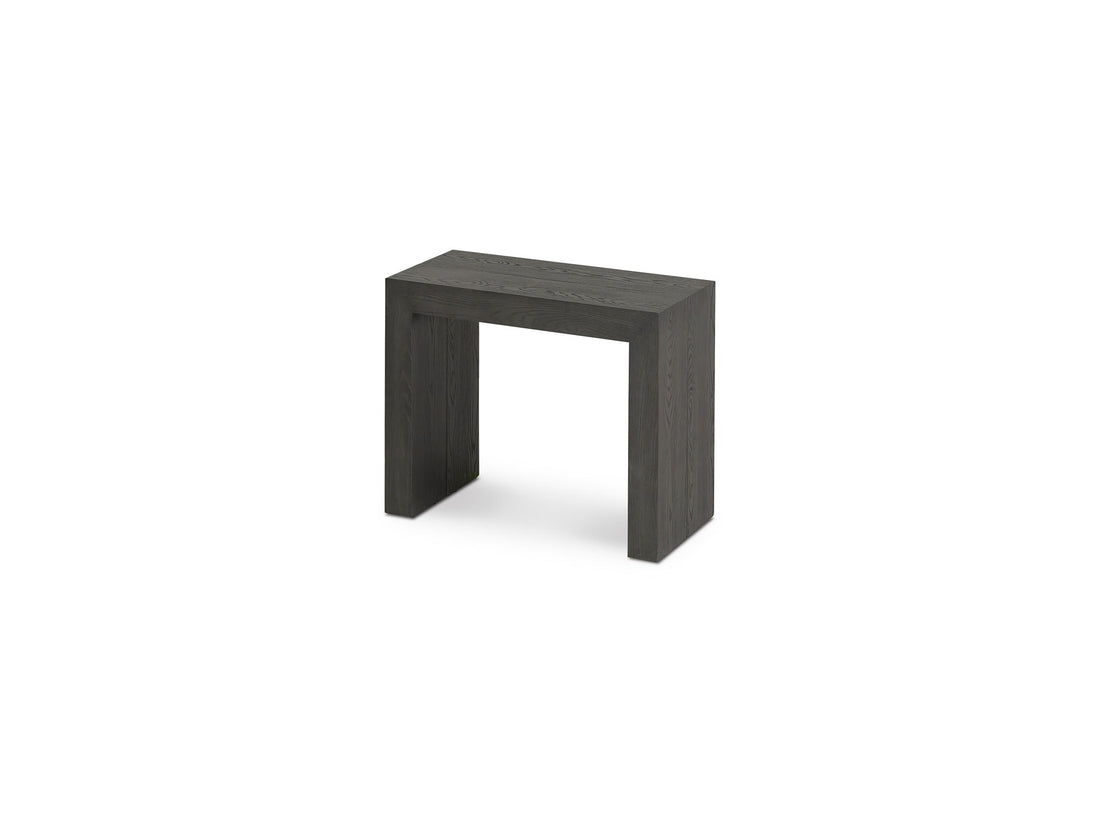 Table extensible en bois, de 4 à 12 personnes, hickory fumé — vue 5